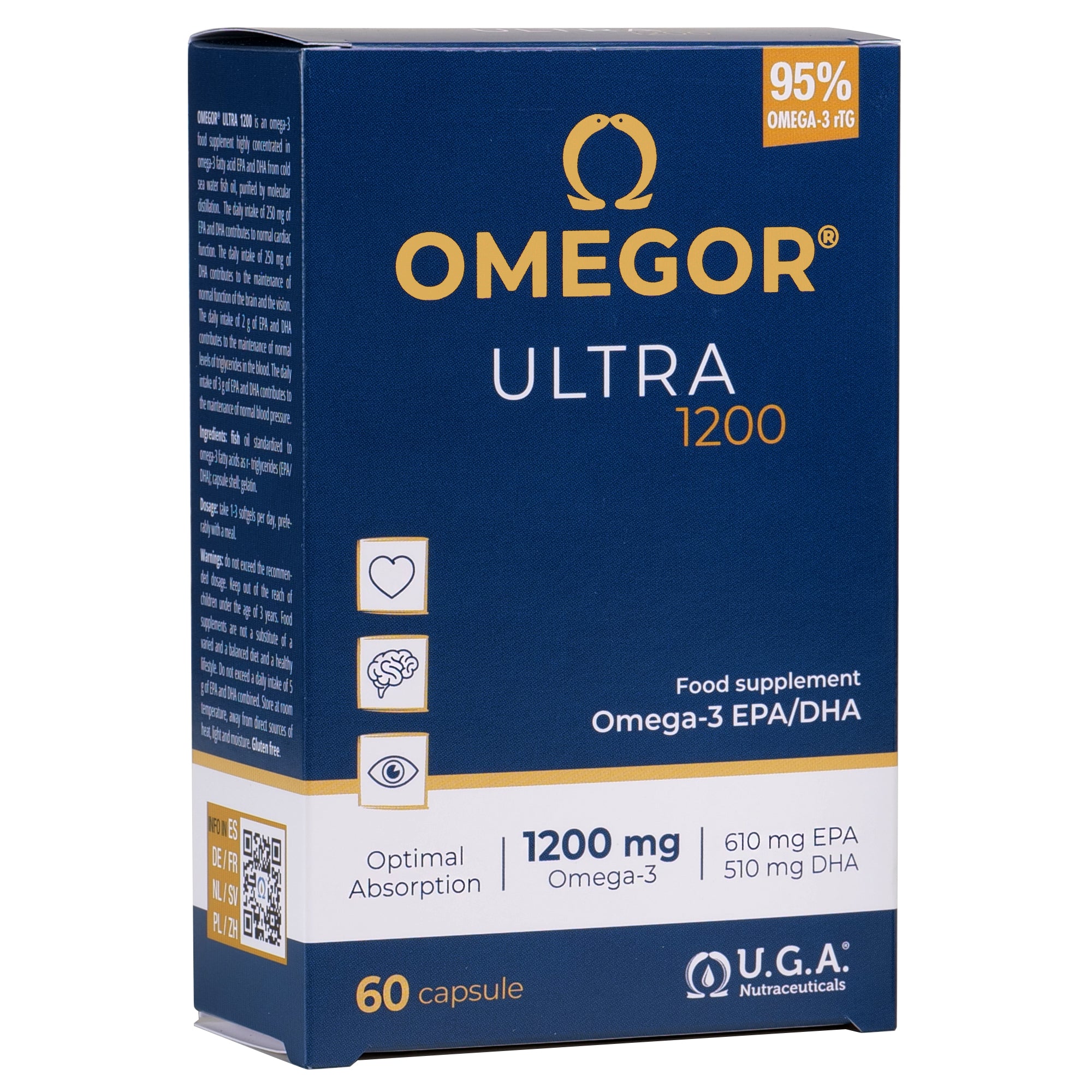 OMEGOR® Ultra 1200 - Ultra Concentrated Omega3 - Omegor.com